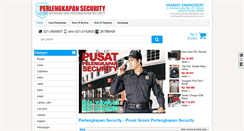 Desktop Screenshot of perlengkapansecurity.com